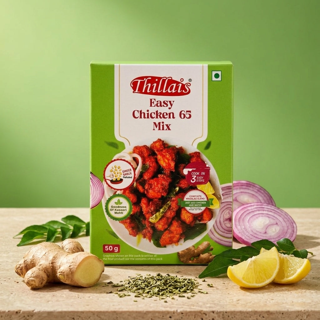 Easy Chicken 65 Mix Masala powder | Thillaismasala