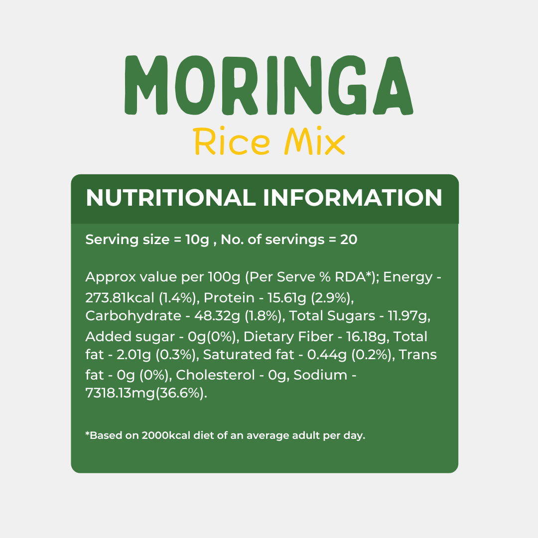Insta Eatz Moringa Rice Mix – 200g
