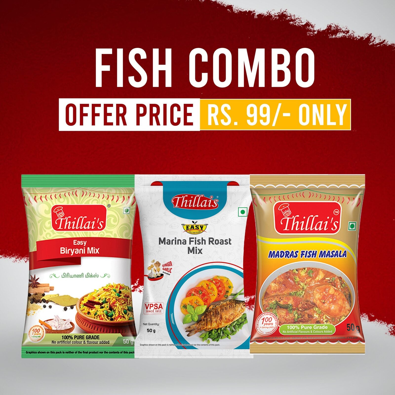 Best Fish Meal Combo | Thillaismasala