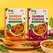 Bveg Regional Sambar Powder Combo – Telugu & Kannada Style (2 x 50g)