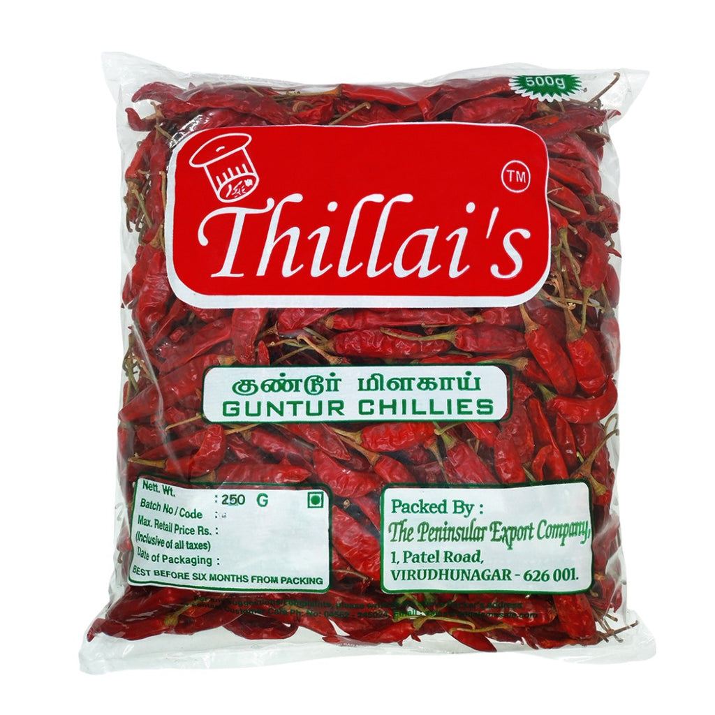 Thillais Guntur Sannam Chilli 250gm