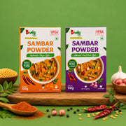 Bveg Authentic Sambar Powder Combo – Telugu & Tamil Nadu Style (2 x 50g)
