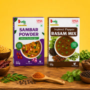 Bveg Tamil Nadu Sambar & Pepper Rasam Combo (2 x 50g)  Product Description: