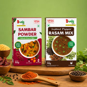 Bveg Kannada Sambar & Pepper Rasam Combo  2*50g