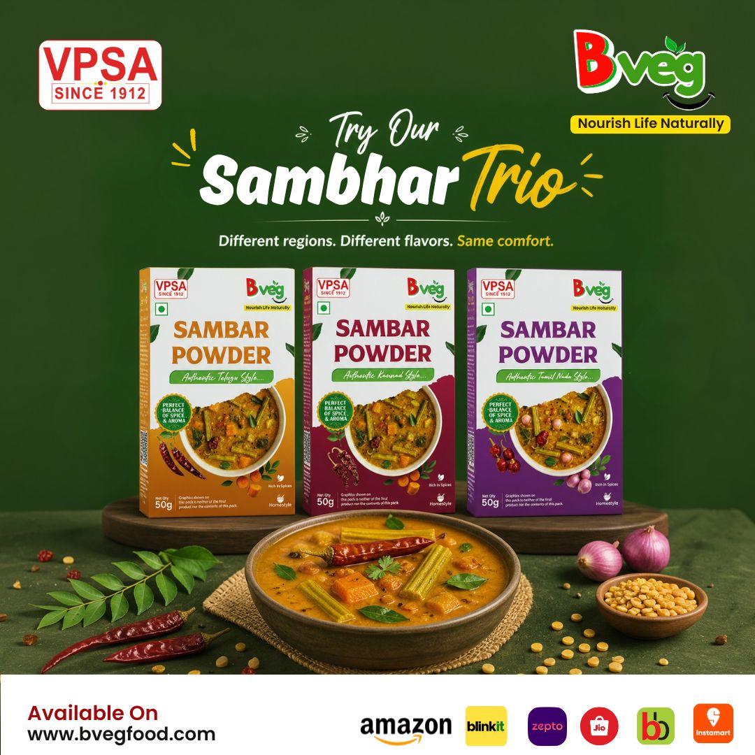 Bveg Sambar Trio Combo | (50g x 3)