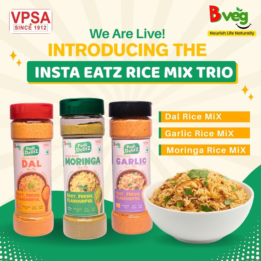Insta Eatz Combo Pack – Dal, Moringa & Garlic (3 x 200g)