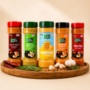 Bveg Mega Idli Podi Combo Pack | 5 Flavours | Hot & Spicy, Curry Leaf, Cheezee, Garlic & Peri Peri | 765g