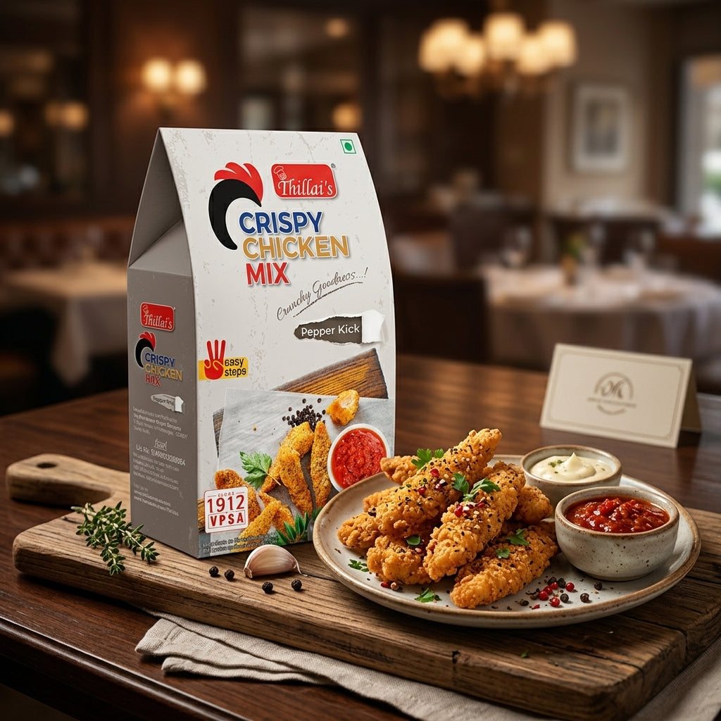 Thillais Crispy Chicken -  Pepper Kick 250gm