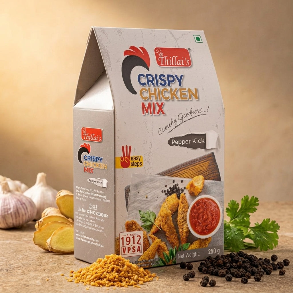Thillais Crispy Chicken -  Pepper Kick 250gm