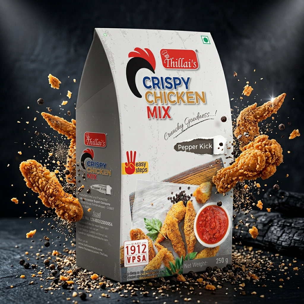 Thillais Crispy Chicken -  Pepper Kick 250gm