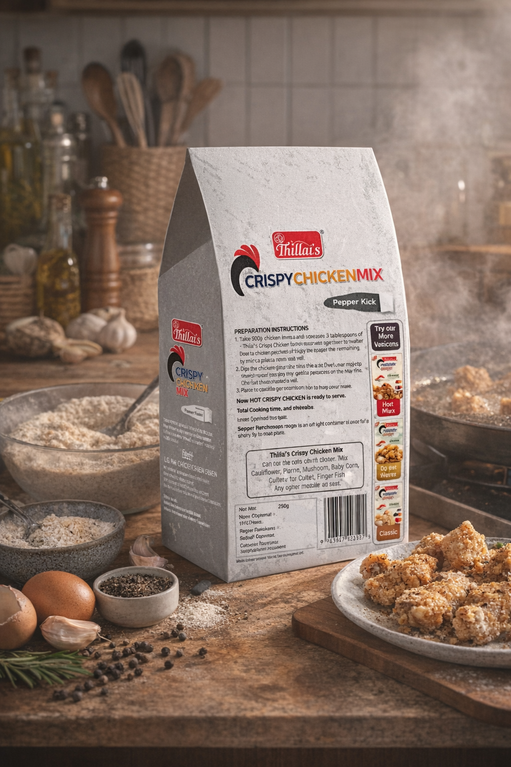 Thillais Crispy Chicken -  Pepper Kick 250gm