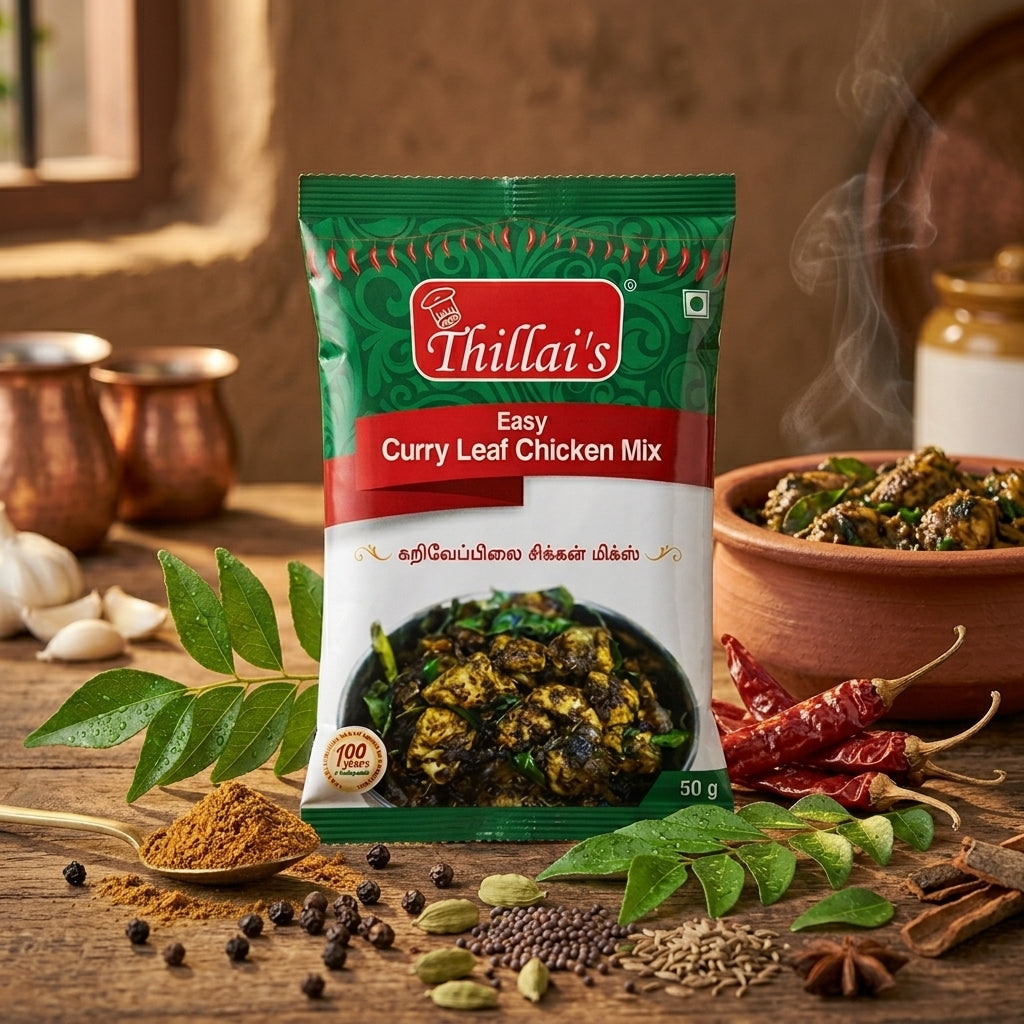 Thillais Easy Curry Leaf Chicken Mix 50gm