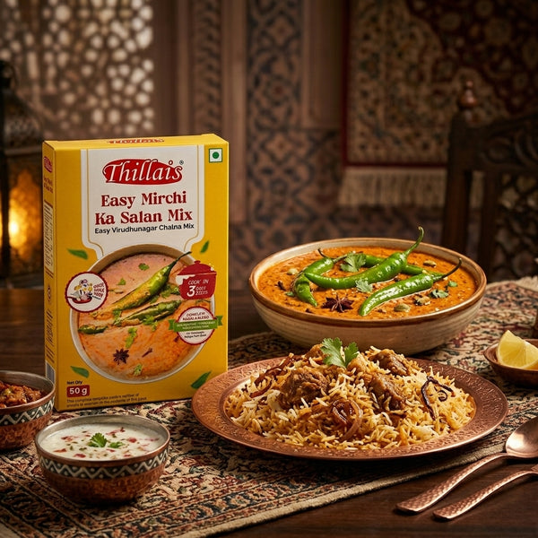 Thillais Easy Mirchi ka salan / Virudhunagar Chalna Mix 50gm