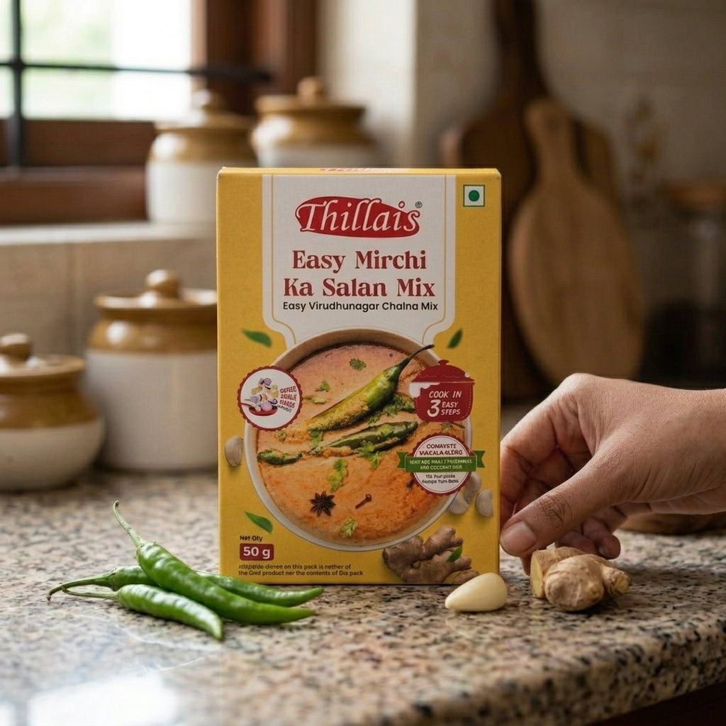 Thillais Easy Mirchi ka salan / Virudhunagar Chalna Mix 50gm