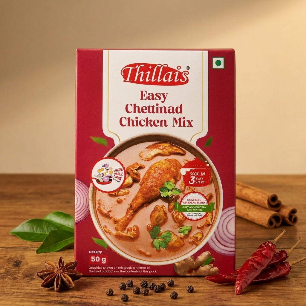 Thillais Easy Chettinad Chicken Mix 50gm