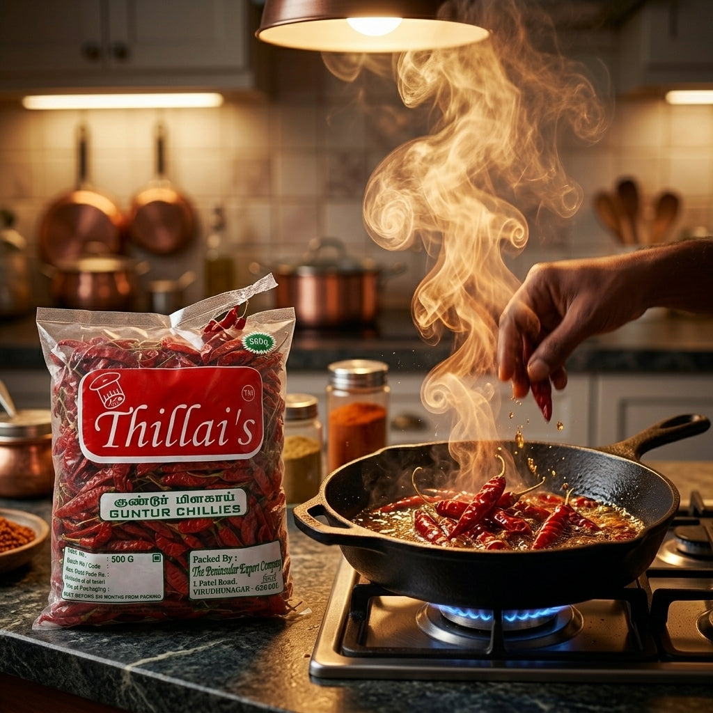 Thillais Guntur Sannam Chilli 500gm