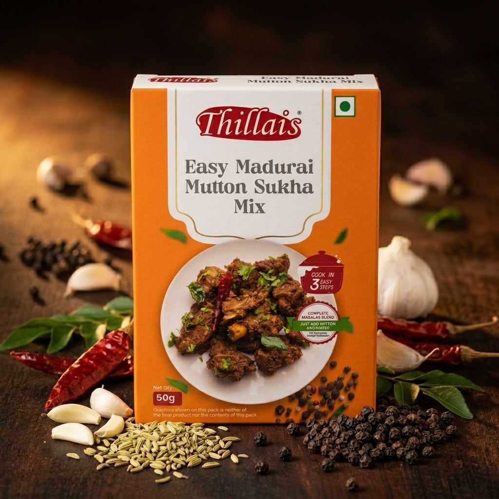 Thillais Easy Madurai Mutton Sukha Mix 50gm