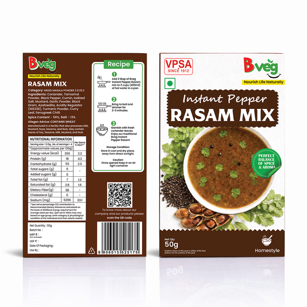 Instant Pepper Rasam Powder | Thillaismasala