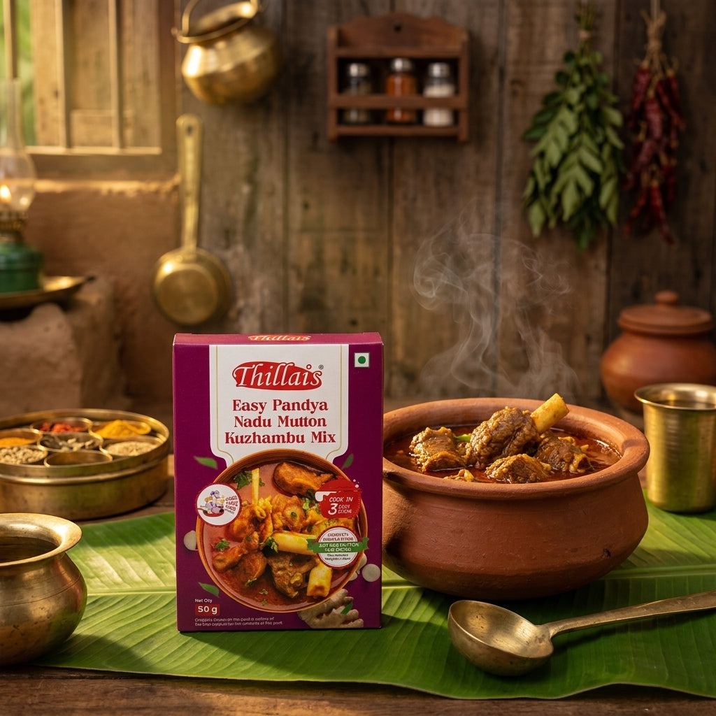 Thillais Easy Pandiyanadu Mutton Kulambu Mix 50gm