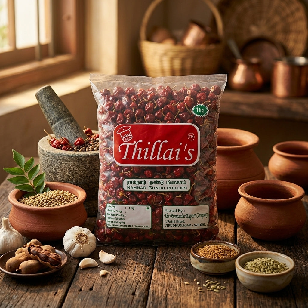 Thillais Ramnadu Gundu Chilli 1kg