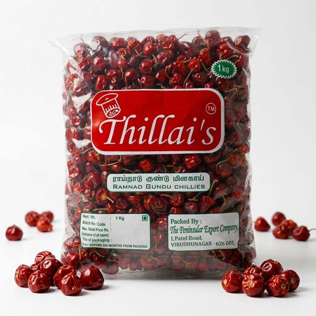 Thillais Ramnadu Gundu Chilli 1kg