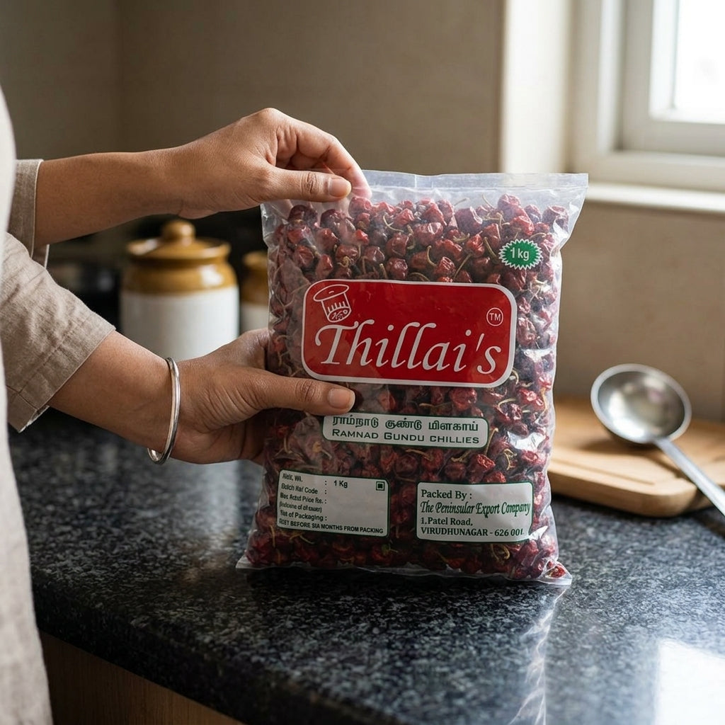 Thillais Ramnadu Gundu Chilli 1kg