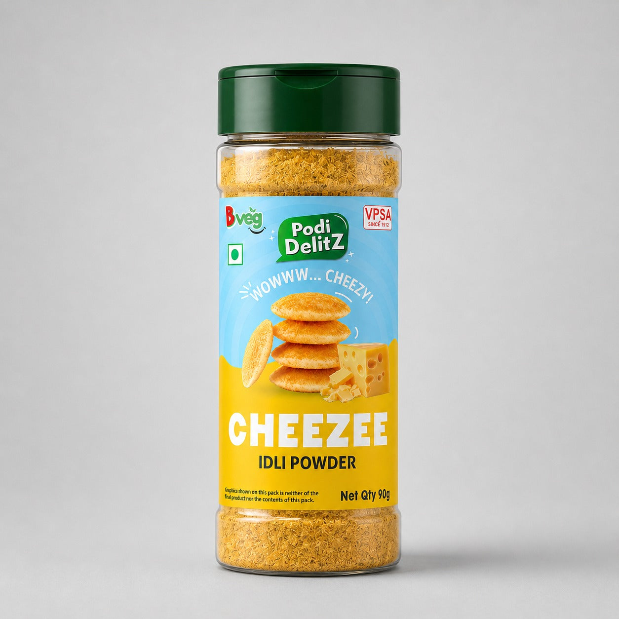 Cheezee Idli Powder | Cheese Flavoured Idli Podi | 90g