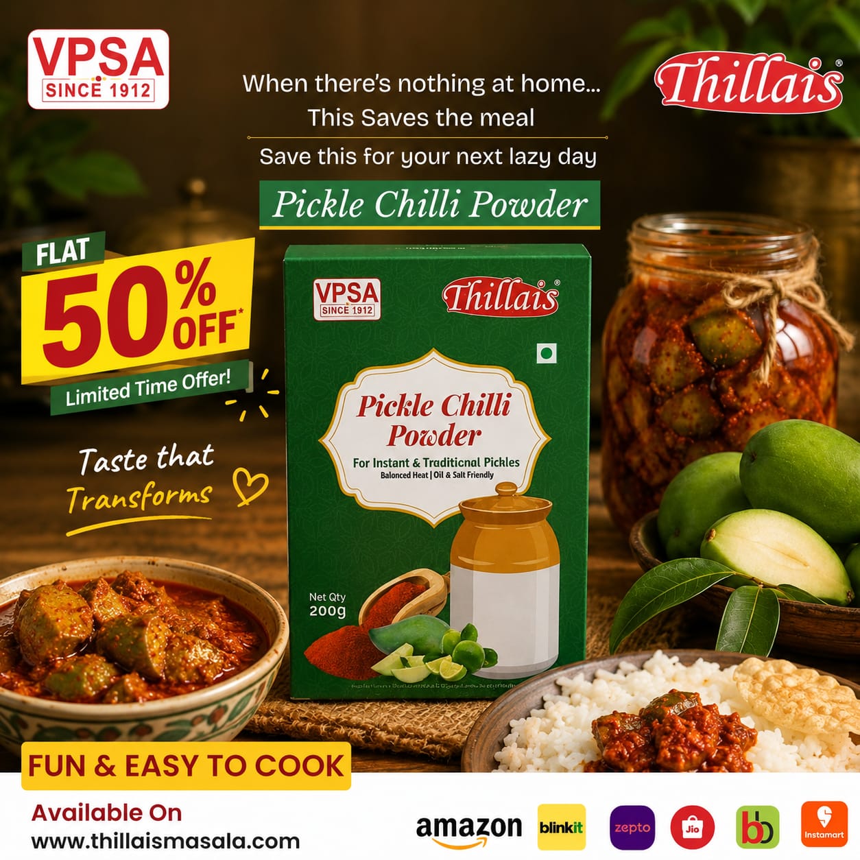 Pickle Chilli Powder