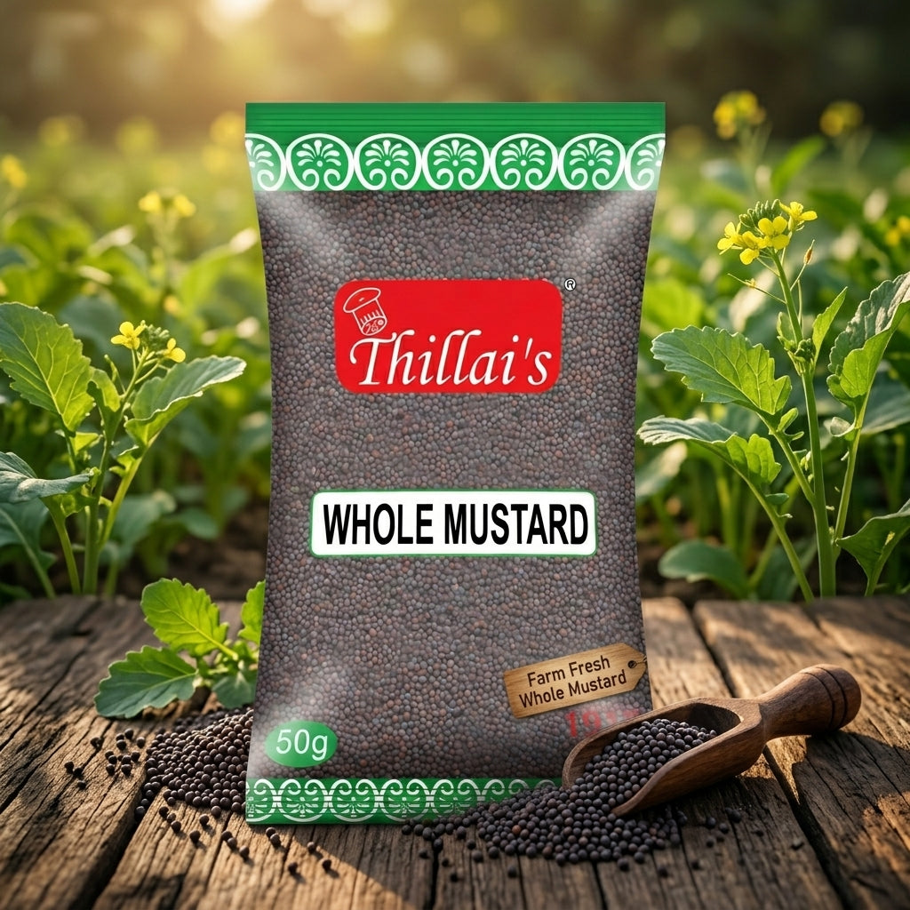 Thillais Mustard Seeds / Kadugu 50gm