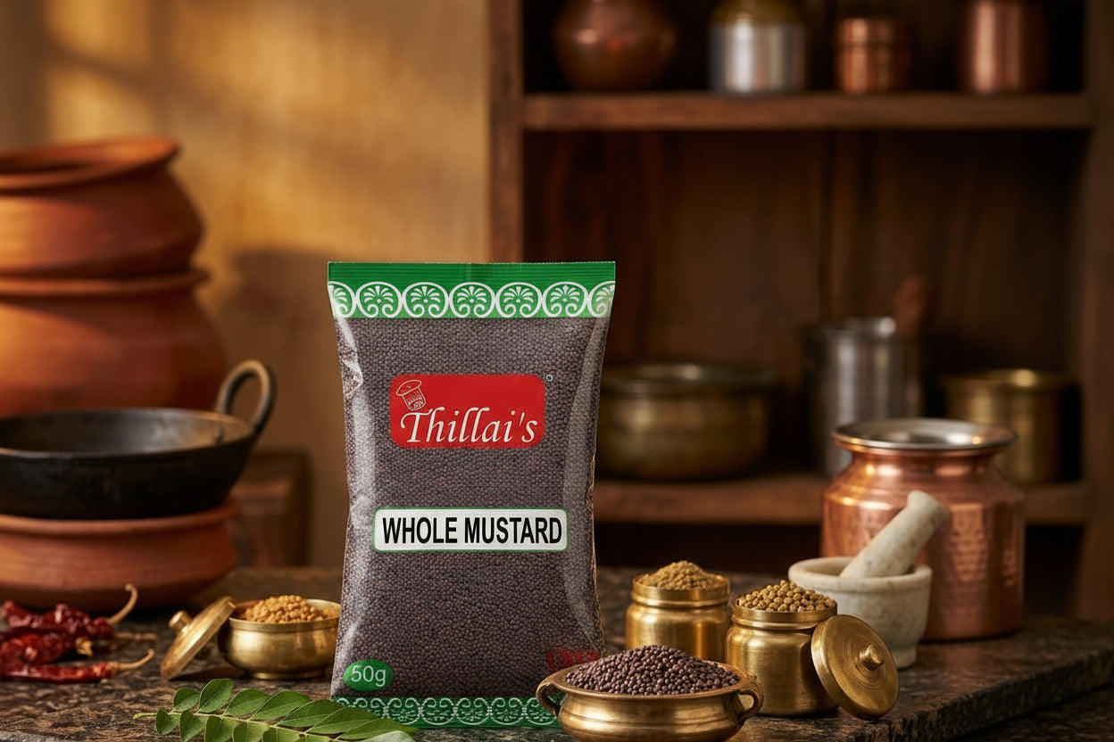 Thillais Mustard Seeds / Kadugu 50gm