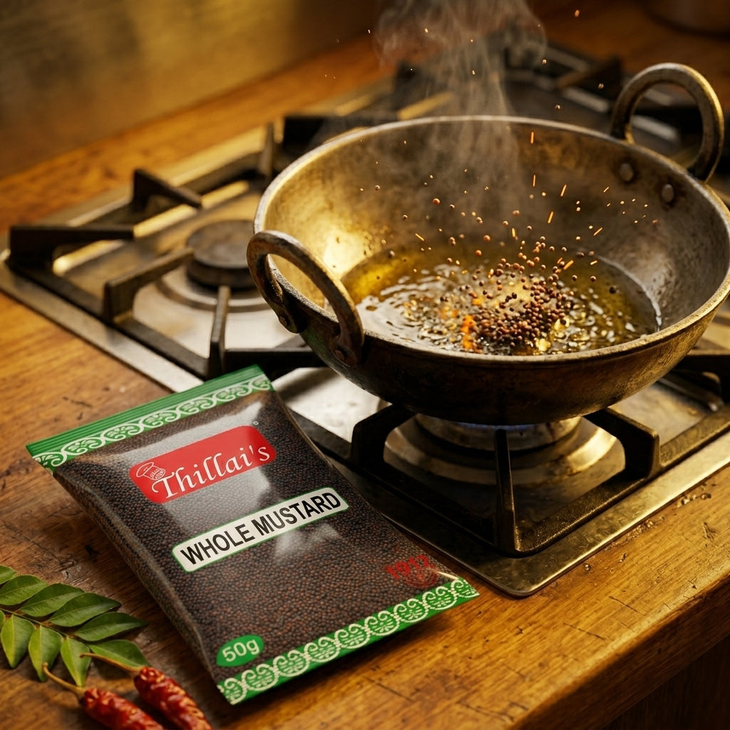 Thillais Mustard Seeds / Kadugu 50gm