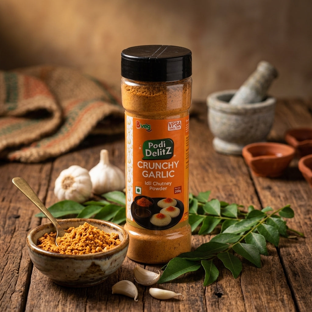 Crunchy Garlic - Idli Chutney Powder